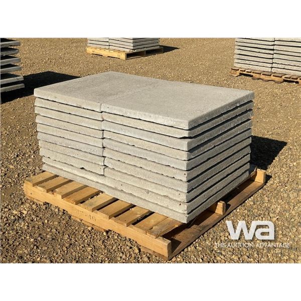 (20) 24 X 30 IN. CONCRETE SIDEWALK PADS