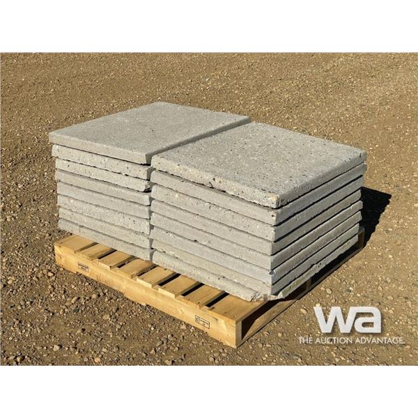(16) 24 X 30 IN. CONCRETE SIDEWALK PADS