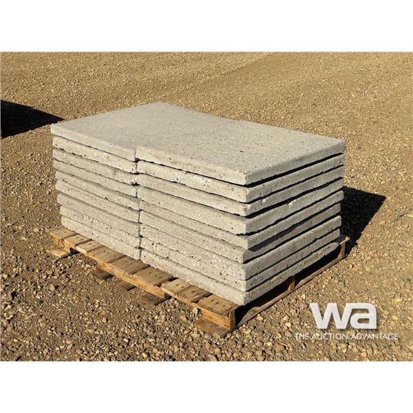 (18) 24 X 30 IN. CONCRETE SIDEWALK PADS