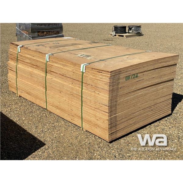 (80) 3/8 IN. 4 X 8 FT. DFP PLYWOOD SHEETS
