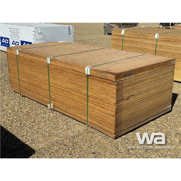 (60) 1/2 IN. 4 X 8 FT. CSP PLYWOOD SHEETS