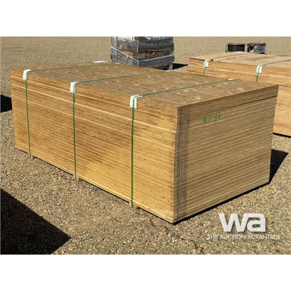 (30) 1 1/8 IN. 4 X 8 FT. CSP PLYWOOD SHEETS