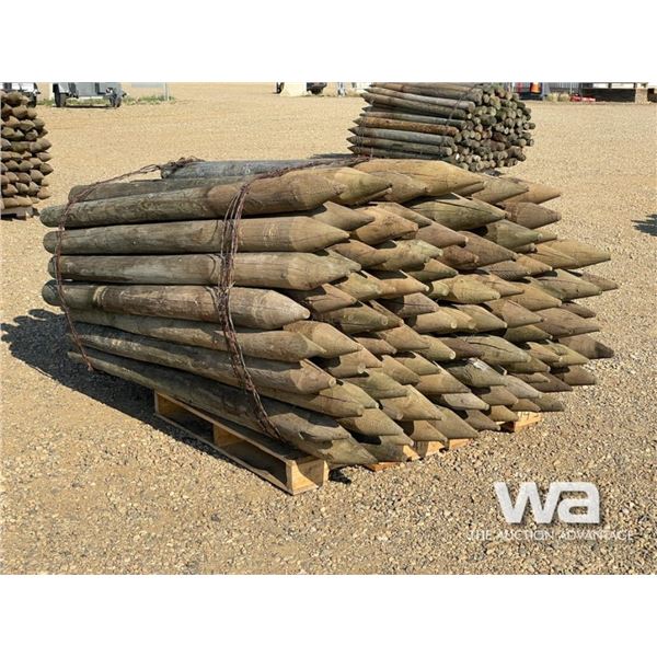 BUNDLE OF 6 FT. FENCE POSTS