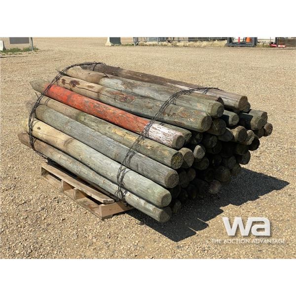 BUNDLE OF 7 FT. FENCE POSTS