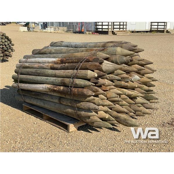 BUNDLE OF 6 FT. FENCE POSTS