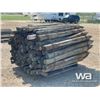 Image 4 : BUNDLE OF 6 FT. FENCE POSTS