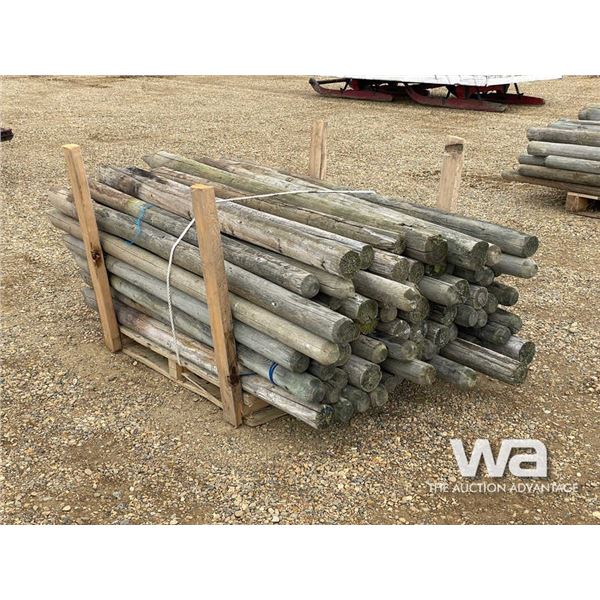 BUNDLE OF FENCE POSTS