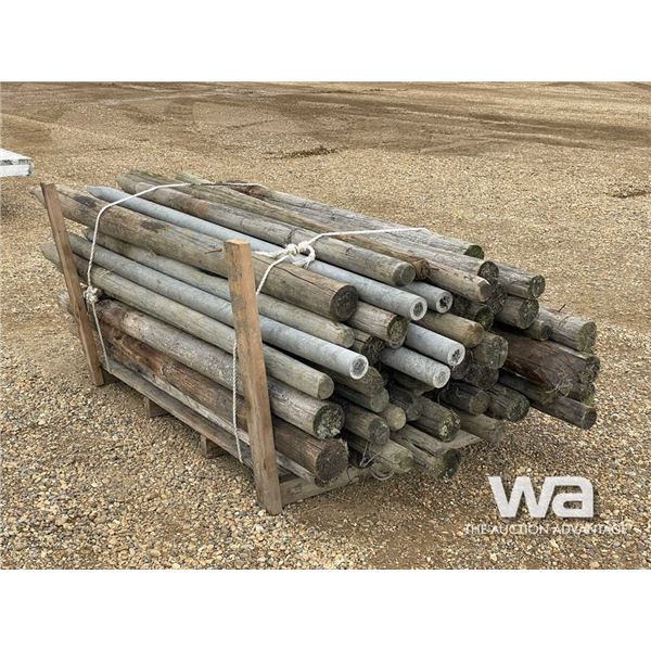 BUNDLE OF FENCE POSTS