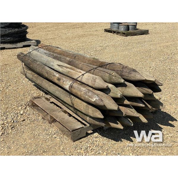 BUNDLE OF 7 FT. FENCE POSTS