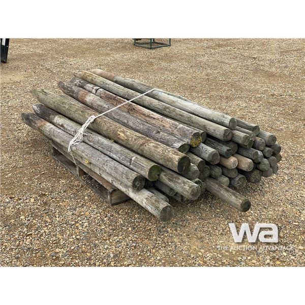 BUNDLE OF FENCE POSTS