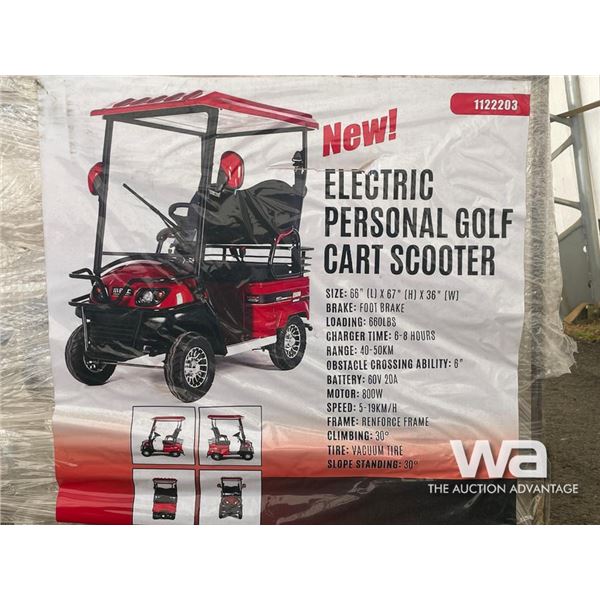 ELECTRIC PERSONAL GOLF CART SCOOTER