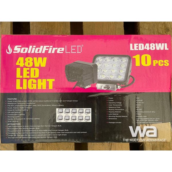 (2) 10 PCS. LED CUBE LIGHTS