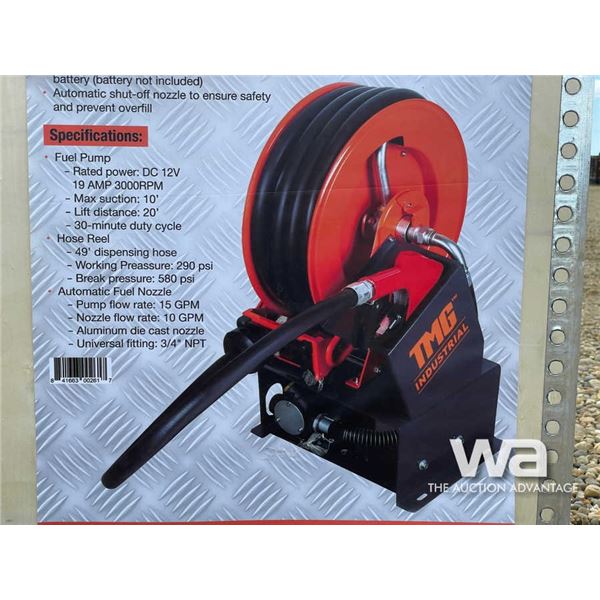 TMG FUEL PUMP W/ 49 FT. HOSE REEL