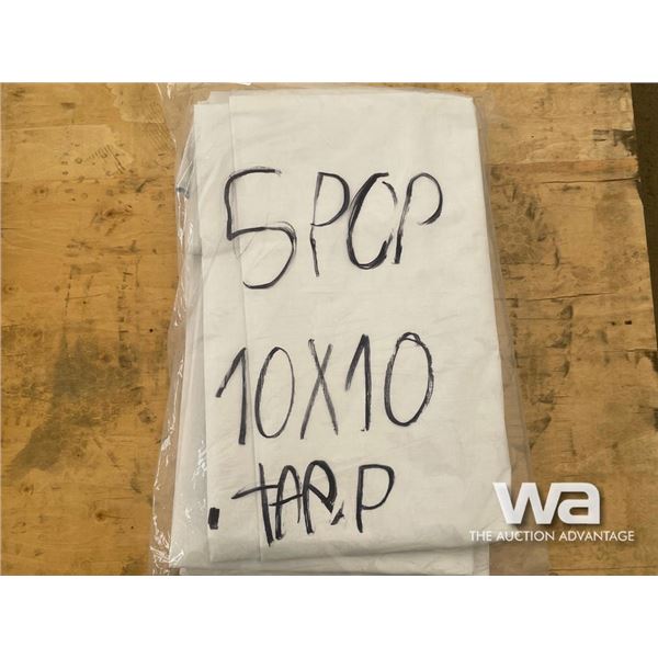 (5) PCS 10 X 10 FT. TARP