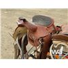 Image 6 : 14.5 IN. WESTERN & ENG SADDLE & (5) SADDLE RACKS