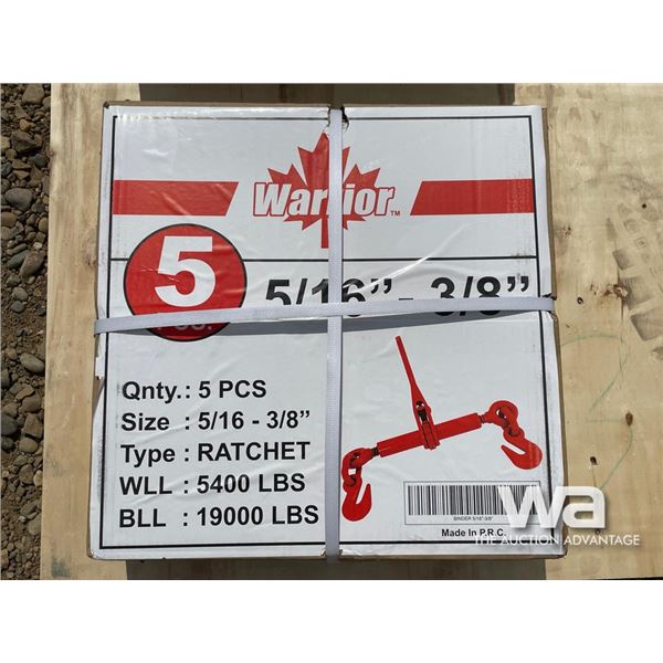 (5) WARRIOR RATCHET BINDER 5/16 IN. - 3/8 IN.