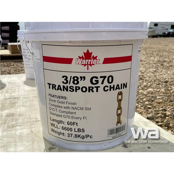 60 FT. 3/8 IN. G70 TRANSPORT CHAIN