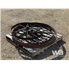 Image 3 : (3) ANTIQUE STEEL PLOW WHEELS