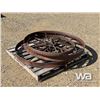 Image 4 : (3) ANTIQUE STEEL PLOW WHEELS