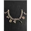 Image 1 : 78.8 Grams Vintage Sterling Silver Charms Bracelet