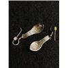 Image 1 : Beautiful West Coast First Nations Sterling Silver Earrings. Signed