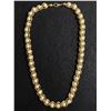 Image 1 : Gold Tone Faux Pearl Necklace