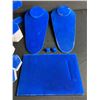 Image 2 : Large Bag of Blue Velvet Jewelery Display