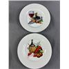 Image 2 : Vintage Décor - 5 10" Diam Made In Spain Plates, German 13" Oval Platter (Chipped) & Various Smaller