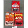 Image 2 : 5 Ruff N Tuff Pull Back Action Racers & 3 Assorted Die-Cast Metal Cars. All In Original Pkgs