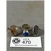 Image 1 : 26.10 Grams - 3 Sterling Silver Rings