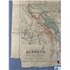 Image 2 : 1948 Fold Out Map Of Alberta, Canada
