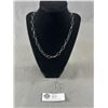 Image 1 : 925 Sterling Silver Links Necklace & Matching Earrings Set