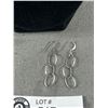 Image 3 : 925 Sterling Silver Links Necklace & Matching Earrings Set