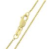 Image 7 : 14K Yellow Gold Polished Puffed Large Heart Pendant w/ 20 Cable Chain Necklace