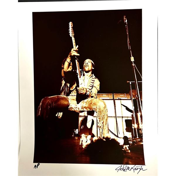 Jimi Hendrix leans into It by Robert M Knight