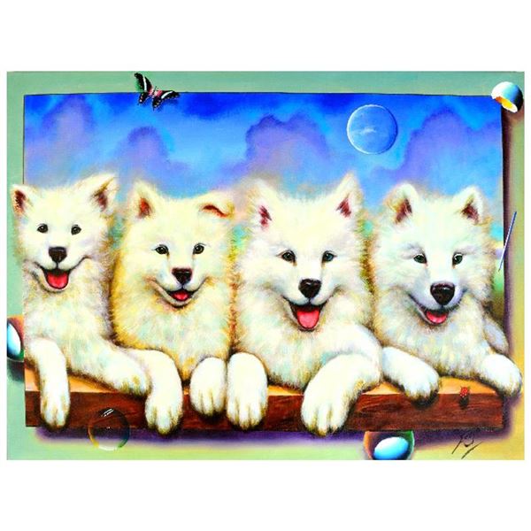 Cuteness in White by Ferjo Original