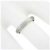 Image 3 : Antique Orange Blossom 18k White Gold 3.2mm Polished Grooved Stackable Band Ring