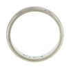 Image 5 : Antique Orange Blossom 18k White Gold 3.2mm Polished Grooved Stackable Band Ring