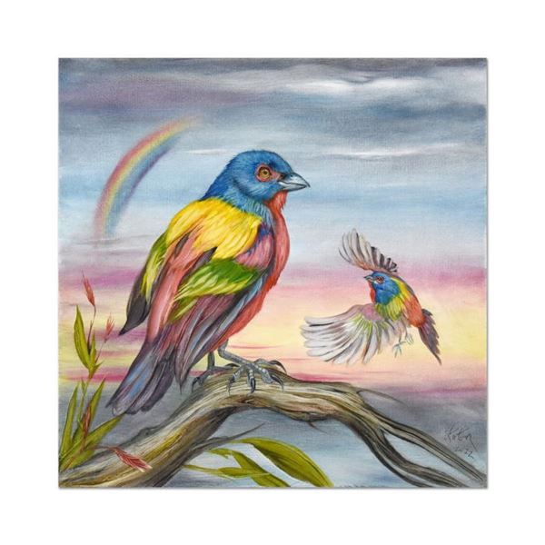Rainbow Buntings by Katon Original