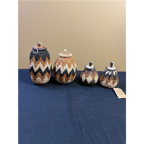 Hand Woven Zulu Herb Baskets