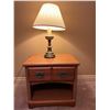 Image 1 : Palliser Bedside Table with Lamp