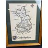 Image 3 : Framed Map Wall Art
