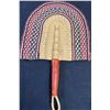 Image 2 : Fair Trade Elephant Grass Hand Woven Fan with Leather Handle