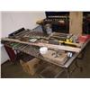 Image 1 : ASSORTED TOOLS W/TABLE