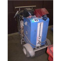 MILLER MODEL 88 ELECTRIC ARC WELDER s/n 72-617930, 208/230/480 VOLTS, WELNING HOODS, MISC. WELDING R