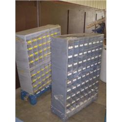 (2) BOLT CABINETS W/ CABINETS