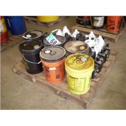 PALLET OF MISC. OIL