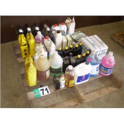 PALLET OF MISC. OIL & GREASE