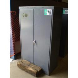 METAL CABINET W/ CONTENTS