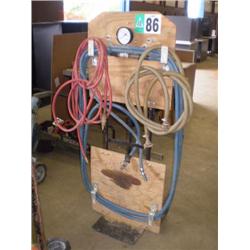 TEST STATION ON 2 WHEEL DOLLY